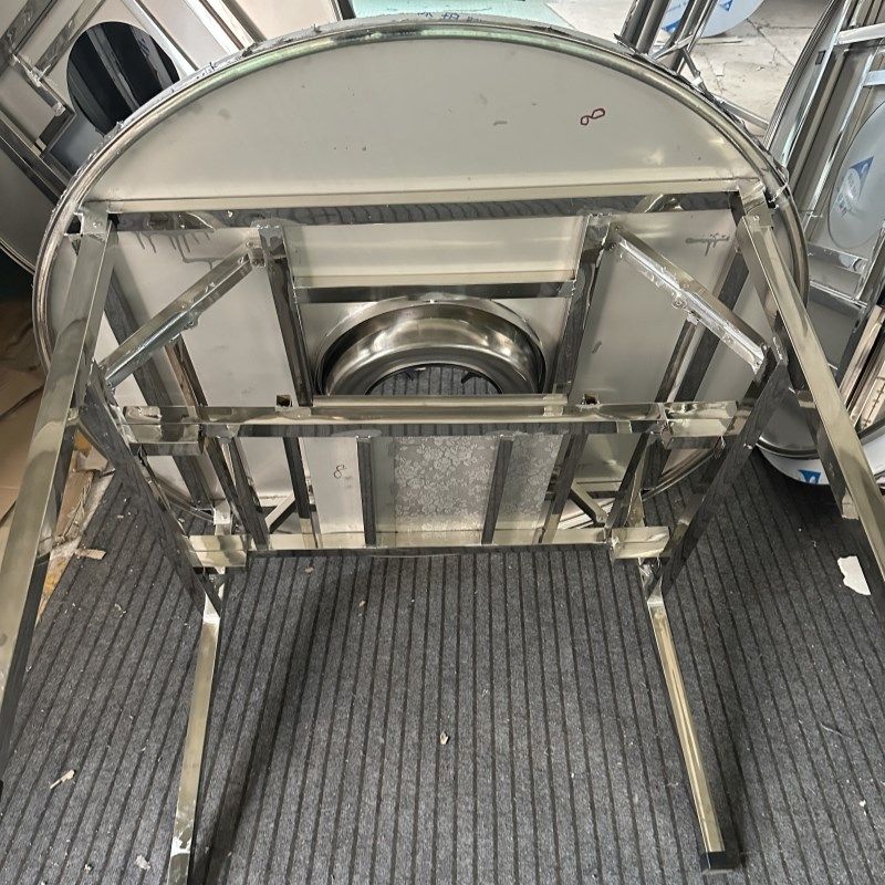 加厚全不锈钢放卡式炉火锅桌配钢圈炉架方桌圆桌摆摊餐桌可定制,淘宝优惠券,粉丝福利购,淘宝优惠卷