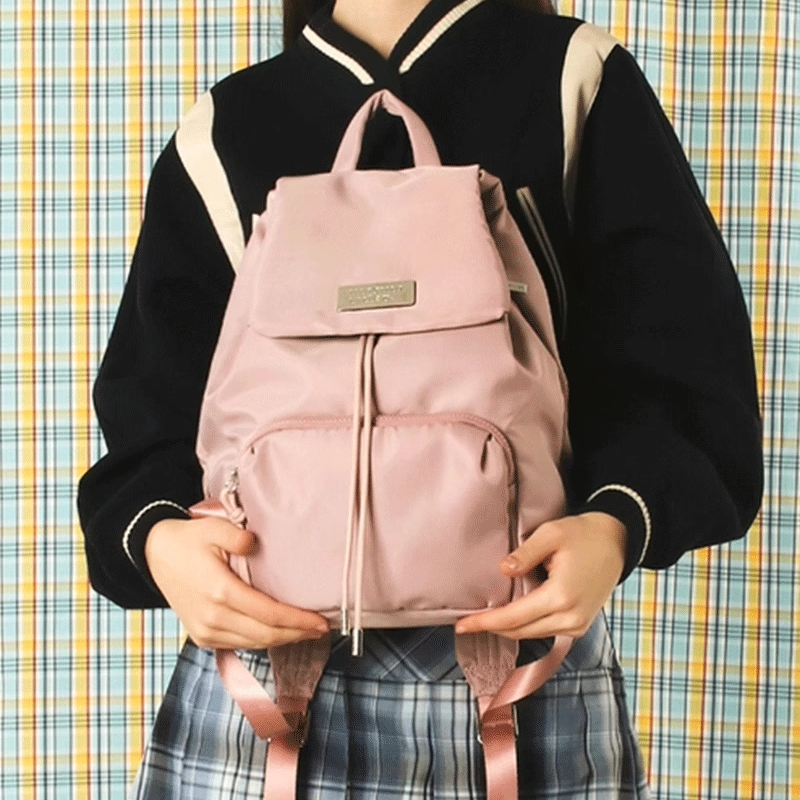 MASMARULEZ正品现货防水束口双肩包draw flap backpack Dark gray - 图2