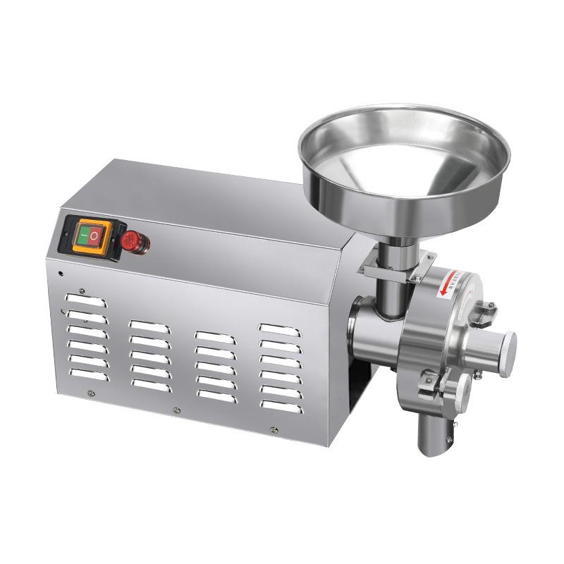 五谷杂粮磨粉机304食品不锈钢辣椒花椒研磨机医院中药粉碎打粉机 - 图3