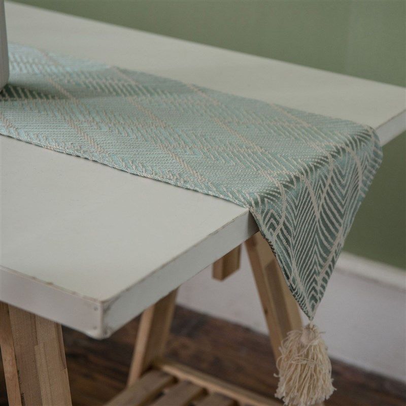 淡绿清新防水提花桌布涤棉流苏台布美式餐桌茶几北欧风格轻奢网红,淘宝优惠券,粉丝福利购,淘宝优惠卷