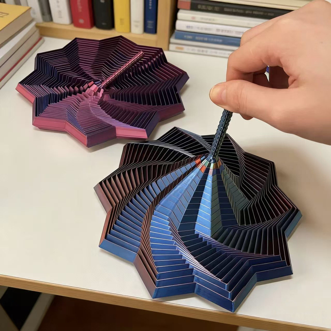 3D打印萝卜塔压套环螺旋八角星魔幻解压治愈创意立体模型桌面玩具,淘宝优惠券,粉丝福利购,淘宝优惠卷
