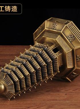 黄铜九层文昌塔摆件9层铜文昌塔家居客厅书房书桌装饰品乔迁礼品