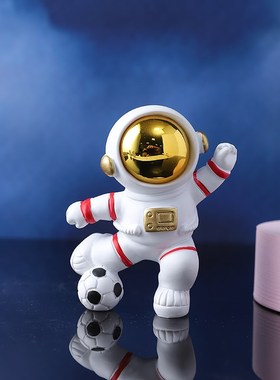 太空人摆件宇航员模型手办创意生日礼物儿童房间装饰品桌面小摆设
