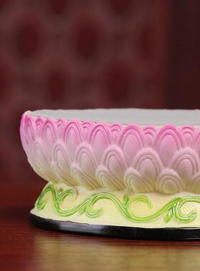 戴玉堂小莲花座观音菩萨佛像底座佛座加高增高陶瓷摆饰供奉家用