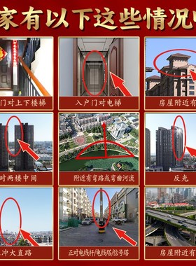 山海镇挂件黄铜家用凸镜室外大门口邻居室内入户门客厅麒麟