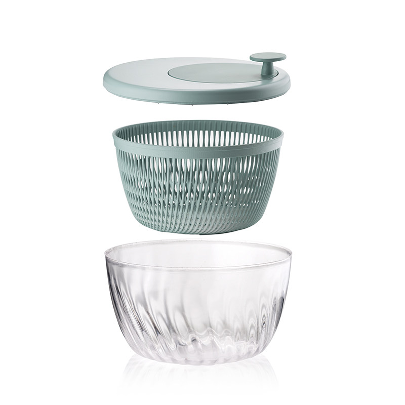 uzzi蔬菜脱水器家用创意甩水沥水篮洗菜盆手动旋转甩干,淘宝优惠券,粉丝福利购,淘宝优惠卷