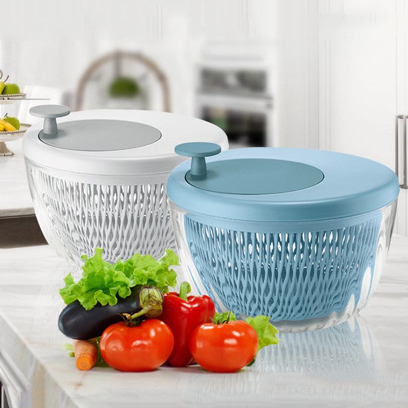 uzzi蔬菜脱水器家用创意甩水沥水篮洗菜盆手动旋转甩干,淘宝优惠券,粉丝福利购,淘宝优惠卷