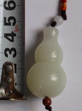 吉祥招财平安 白玉葫芦挂件 手把件 家居饰品装饰送礼