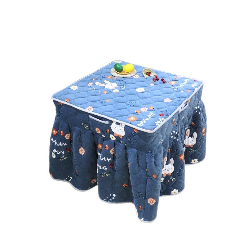 加厚烤火罩双面加绒电炉罩正方形新款烤火桌罩套长电暖桌罩珊瑚绒,淘宝优惠券,粉丝福利购,淘宝优惠卷