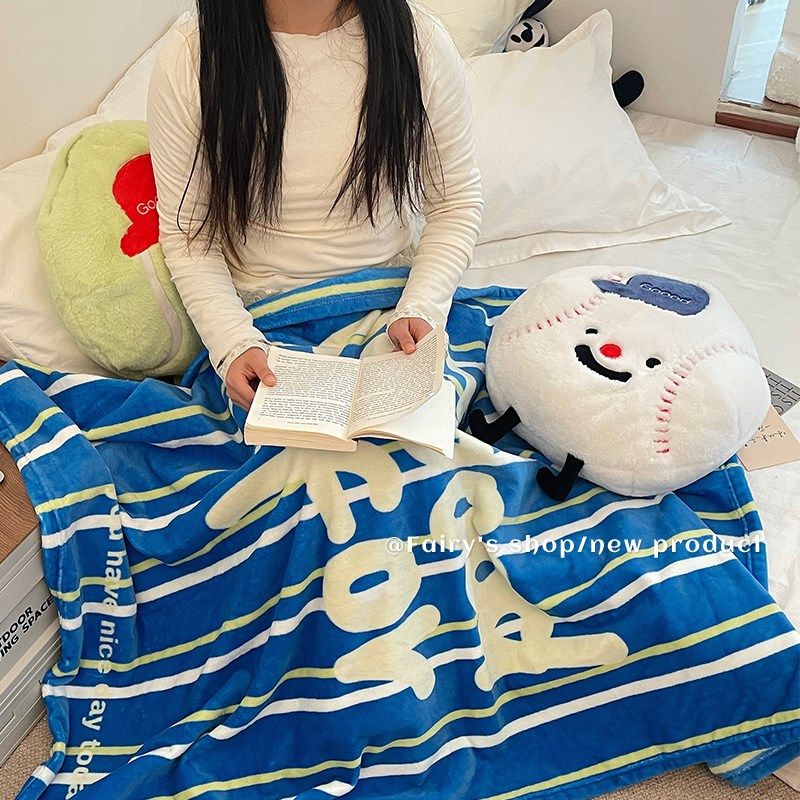 球球抱枕被二合一加厚两用学生宿舍盖毯子四季通用创意午睡枕抱枕,淘宝优惠券,粉丝福利购,淘宝优惠卷