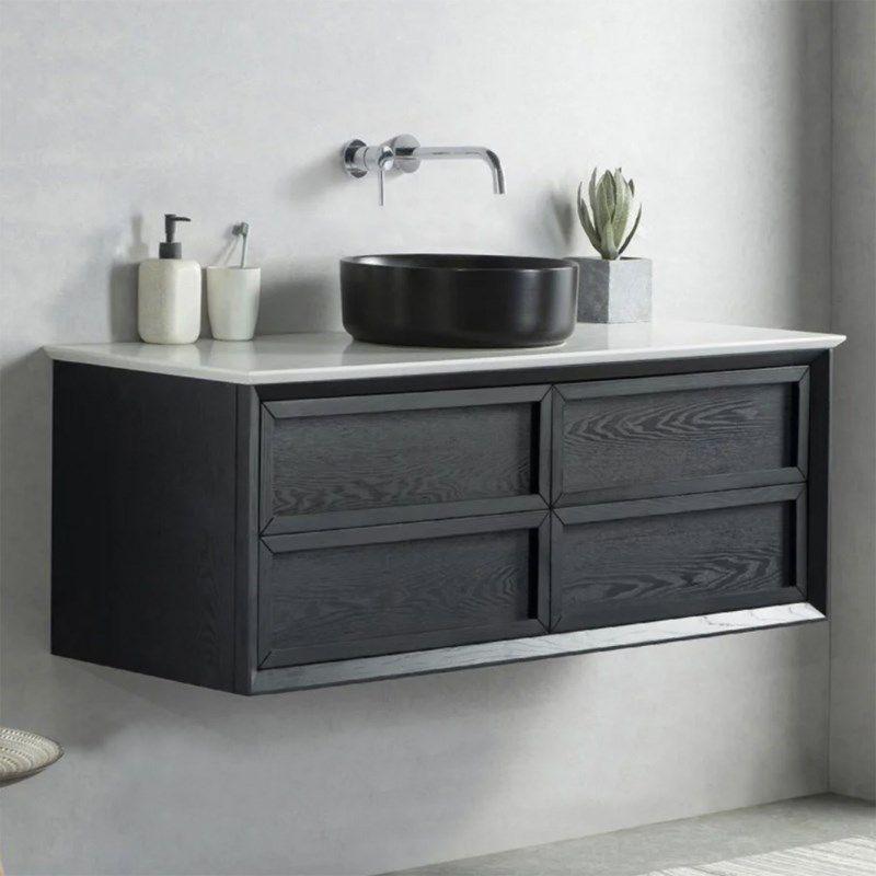 黑色浴室柜木纹洗手台台上盆中古风洗漱台小户型实木洗脸盆,淘宝优惠券,粉丝福利购,淘宝优惠卷