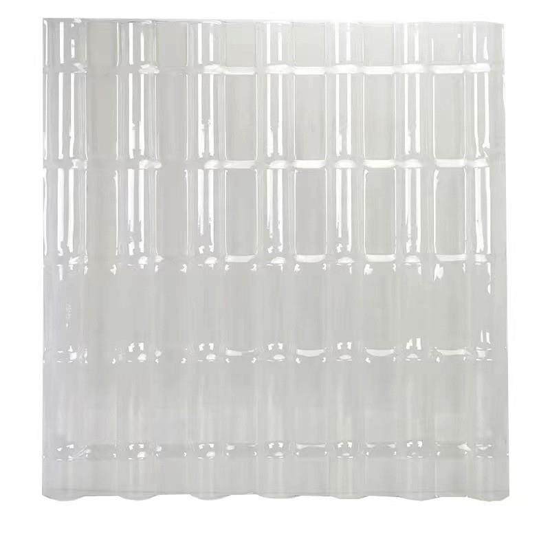 PC采光瓦透明瓦玻璃钢瓦彩钢瓦阳光板加厚雨棚瓦片屋顶塑料树脂瓦 - 图3