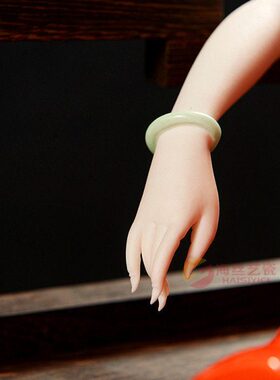 陶瓷人物花样年华创意美女家居客厅工艺品摆件 彩瓷仕女德化瓷器