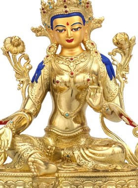 藏传多款7寸佛像黄财神文殊地藏王纯铜释迦摩尼度母铜像仿尼泊尔