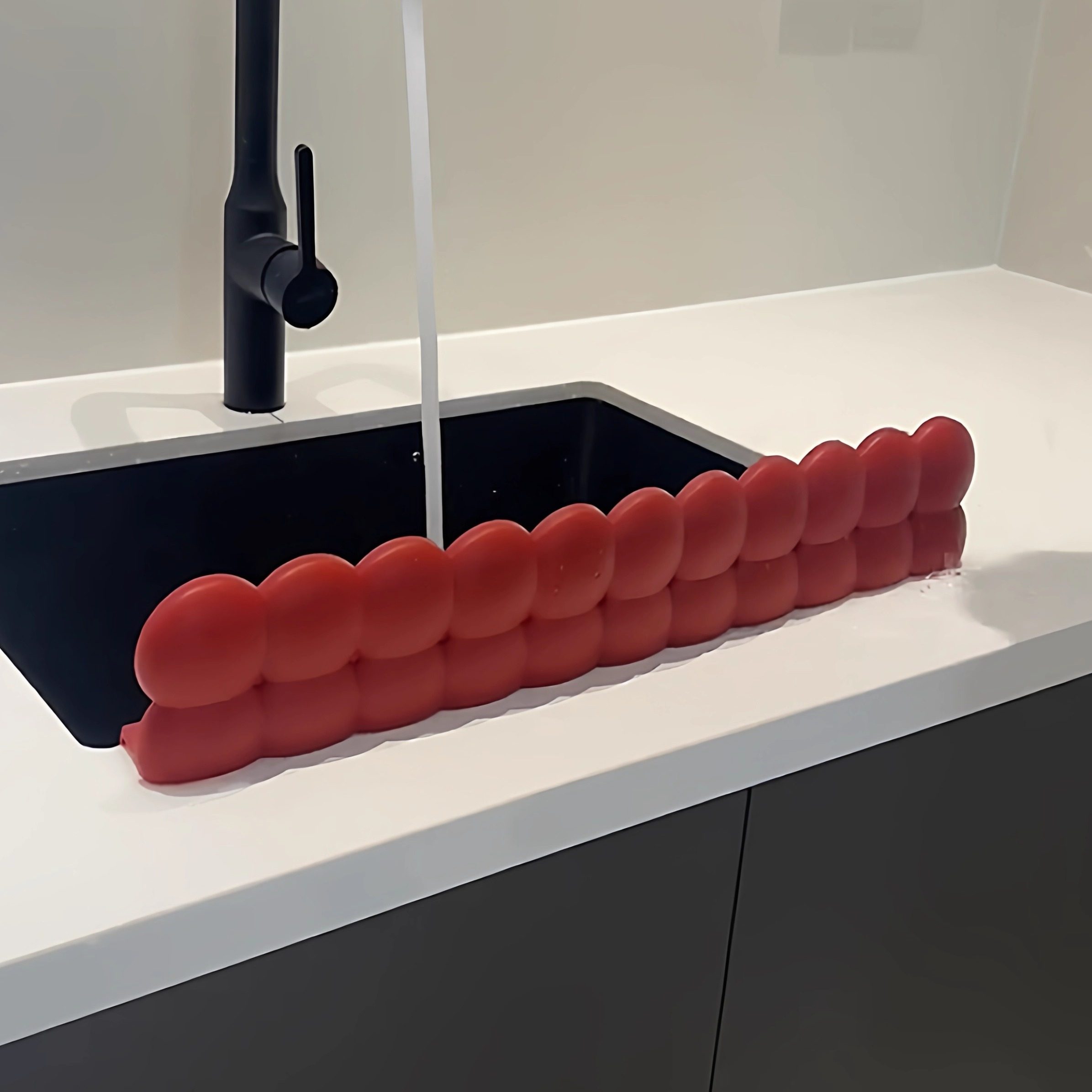 日系洗碗槽挡水板硅胶吸盘式防溅水卫生间洗漱台洗脸盆边缘挡水条,淘宝优惠券,粉丝福利购,淘宝优惠卷