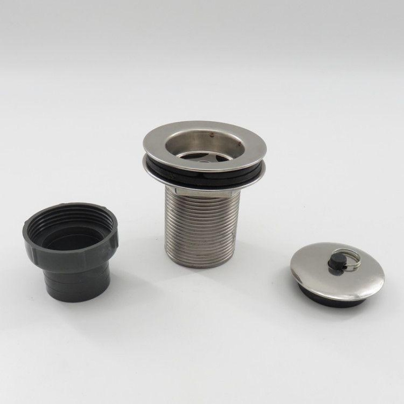 去水器不锈钢拖把池下水器老式洗衣池下水口拖布盆下水管套装配件 - 图3