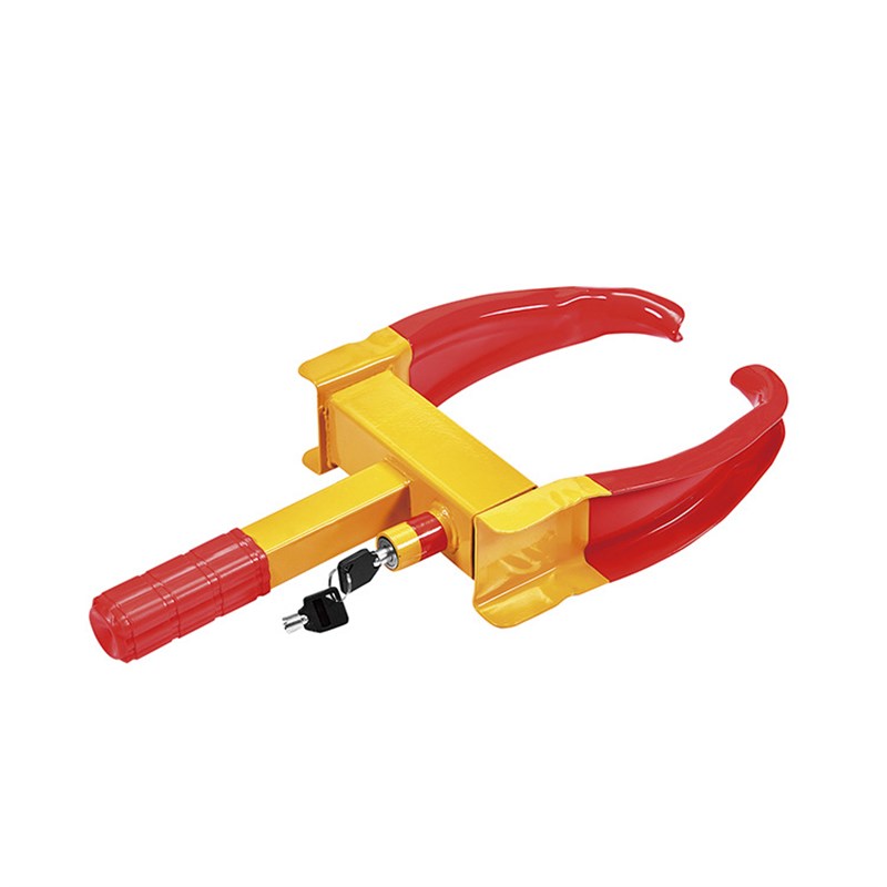 车轮锁汽车轮胎锁防盗车轮锁小轿车锁车器虎钳夹子锁牛角车轮锁 - 图3