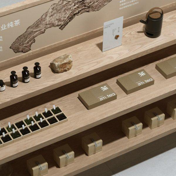 流水台中岛柜茶叶店礼品展示柜中式货架精油摆件商品陈列柜置物架,淘宝优惠券,粉丝福利购,淘宝优惠卷