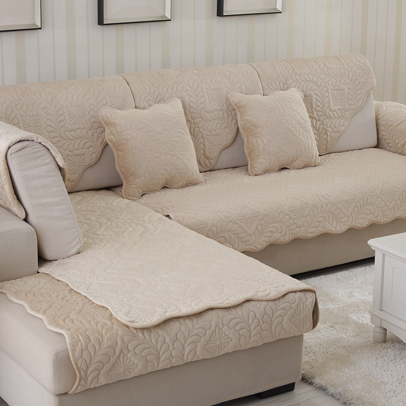 沙发垫冬季布艺时尚坐垫短毛绒欧式四季皮沙发防滑沙发巾罩,淘宝优惠券,粉丝福利购,淘宝优惠卷