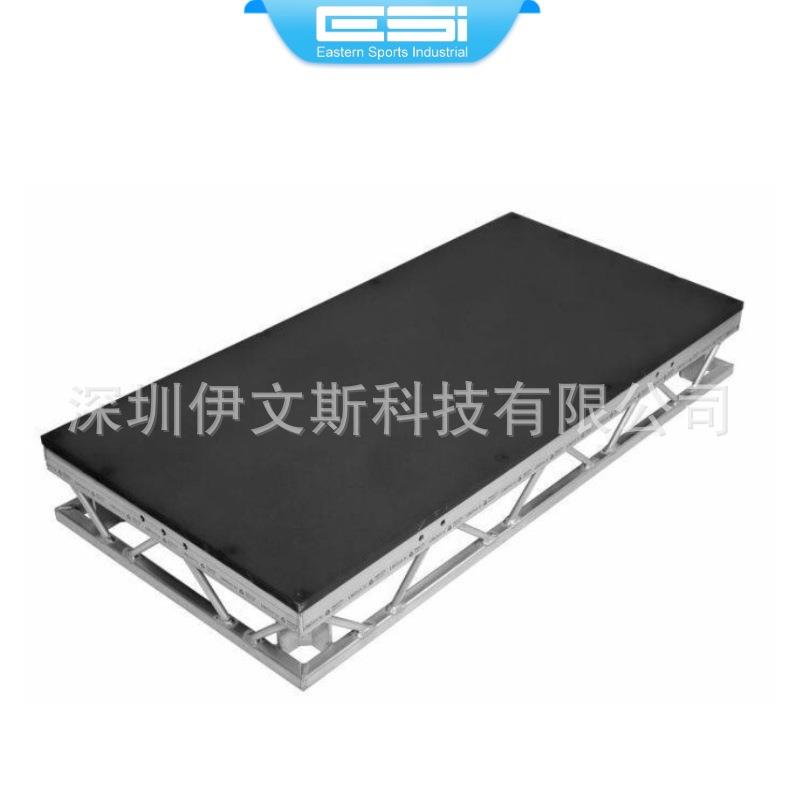 室内演唱会铝合金灯光合唱团舞台1.2X2.4米黑色防滑面板18厚度 - 图0