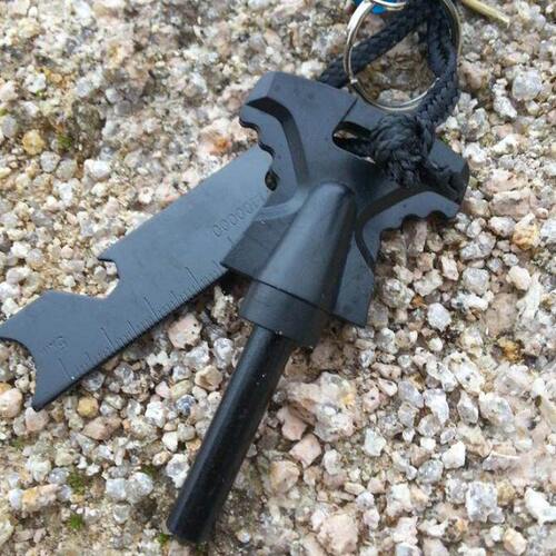 户外求生三件套实用组合信号求生口哨打火石小工具 - 图0