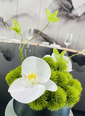 酒店餐桌大圆桌中间饰摆放饭店包间转盘艺
