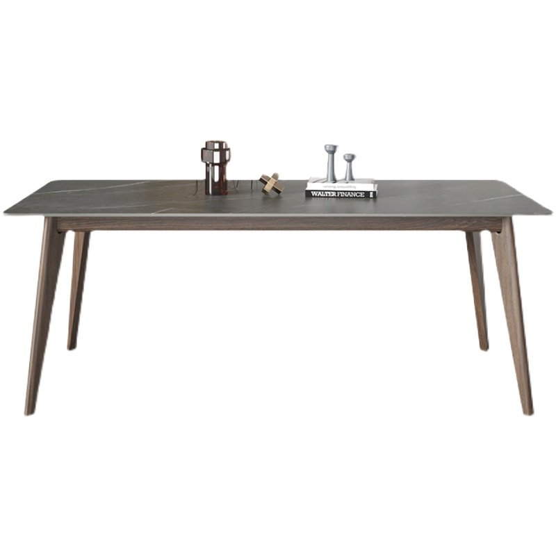 餐桌实木白蜡木岩板餐桌现代家用小户型长方形桌子椅子,淘宝优惠券,粉丝福利购,淘宝优惠卷