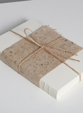 侘寂风复古麻绳书捆假书新中式样板房间书块摆件展示柜书房装饰品