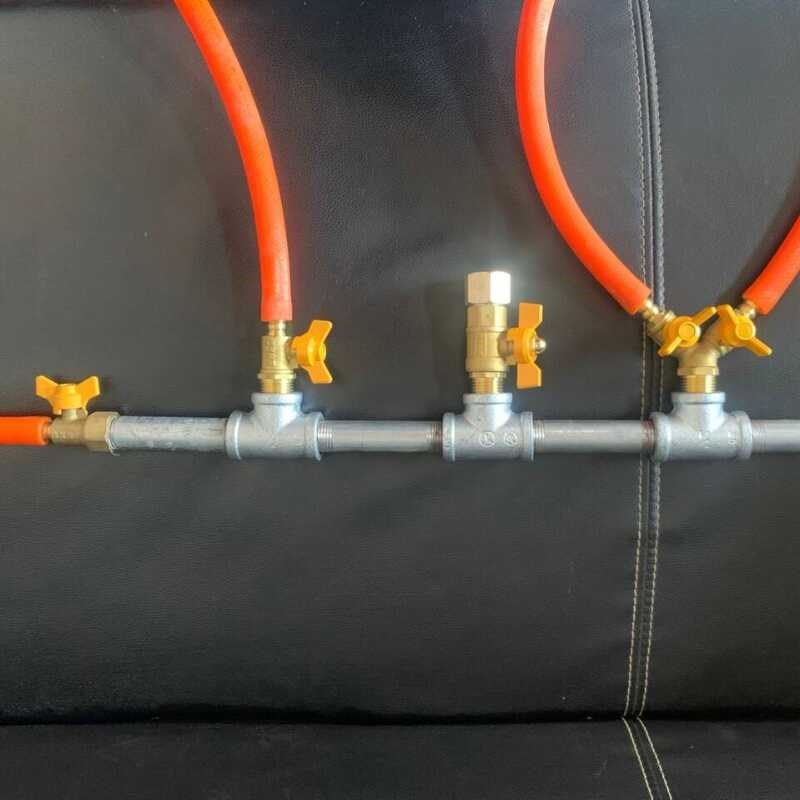 多气多灶分路气装置饭店小吃车软管改造镀锌燃气管定制,淘宝优惠券,粉丝福利购,淘宝优惠卷