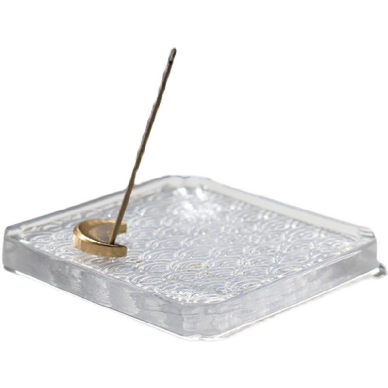 嘉香堂 海上升明月 短线香玻璃香插家用室内中式香盘檀香沉香香托,淘宝优惠券,粉丝福利购,淘宝优惠卷