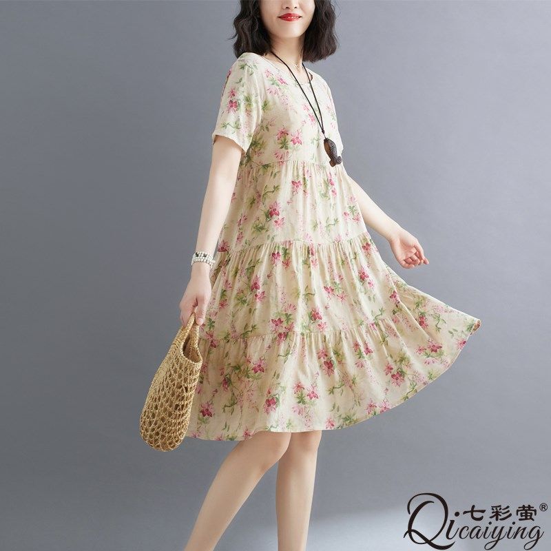 孕妇棉绸睡裙女夏季薄款大码睡衣裙夏天宽松短袖绵绸连衣裙家居服,淘宝优惠券,粉丝福利购,淘宝优惠卷