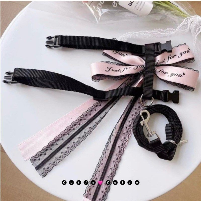 猫咪牵引绳外出防挣脱遛猫绳胸背带透气狗狗牵引绳小猫伴娘陪嫁服,淘宝优惠券,粉丝福利购,淘宝优惠卷