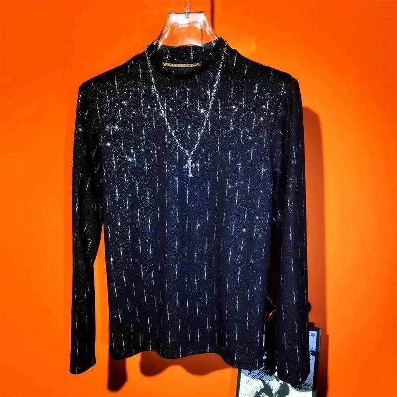 烽焱严选双十一轻奢精品秋季修身N型半高领长袖T恤打底衫男士重工,淘宝优惠券,粉丝福利购,淘宝优惠卷