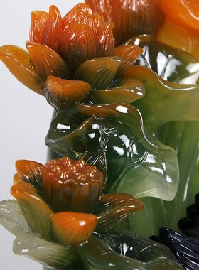 创意家居装饰品抽象工艺品电视柜摆件永结同心情侣天鹅结婚礼物