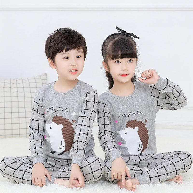 儿童睡衣春秋冬纯棉男孩内衣女童秋衣秋裤套装男童小孩宝宝家居服,淘宝优惠券,粉丝福利购,淘宝优惠卷