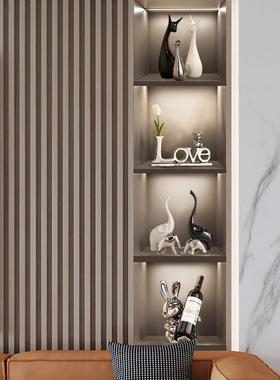 现代轻奢摆件家居客厅酒柜电视柜装饰品北欧玄关桌面摆件乔迁礼物