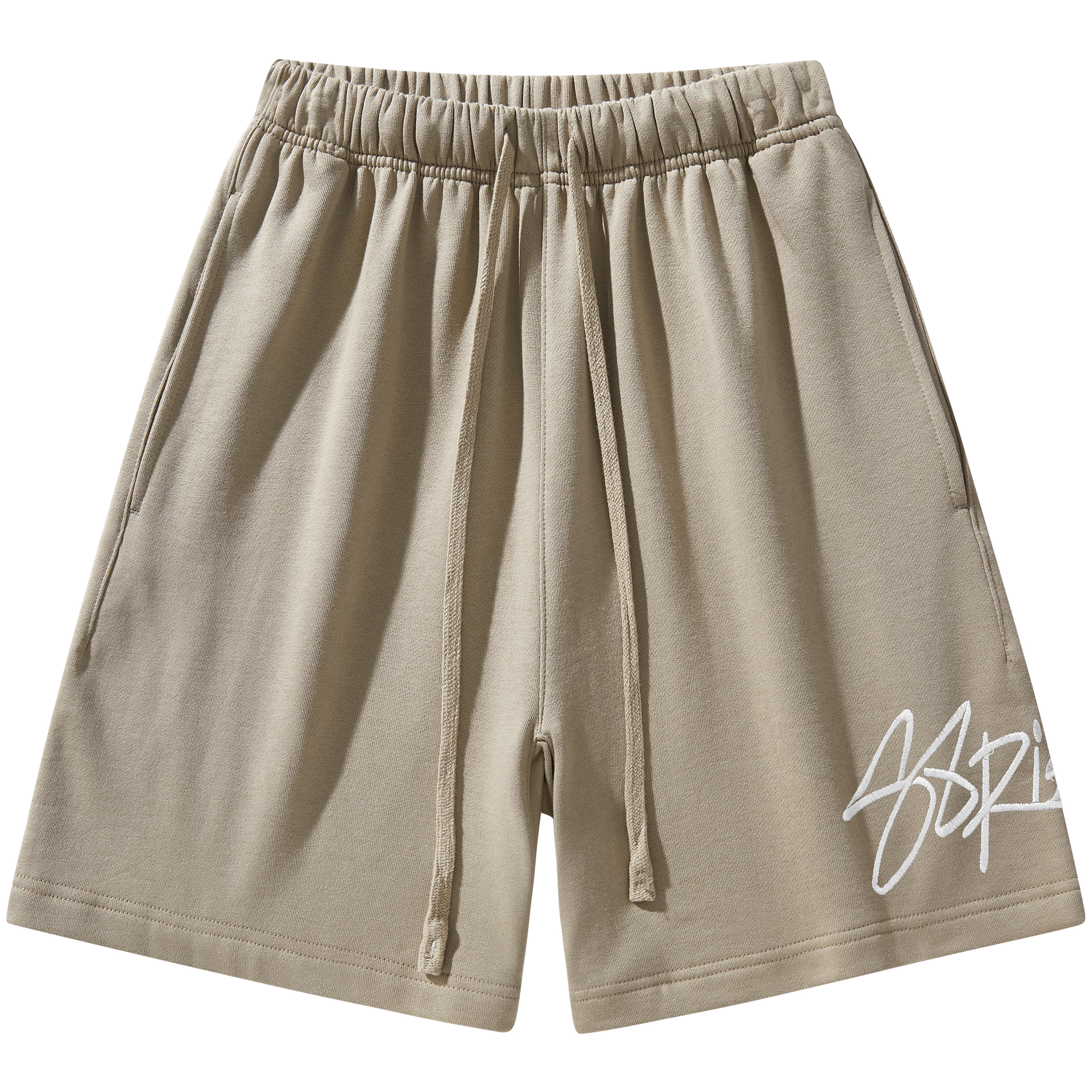 八八上升88rising 刺绣LOGO宽松百搭美式纯棉五分休闲短裤 男女款 - 图3