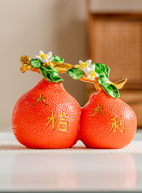 大吉大利家居小摆件桌面客厅电视柜装饰中式乔迁新居礼品茶桌摆件