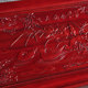 Fully fragrant camphor wood box wedding suitcase solid wood character calligraphy and painting storage wedding dowry box collection ID box rectangular