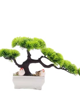 电视柜酒柜装饰品摆件居饰品家真盆景塑料新房客厅工艺品假花