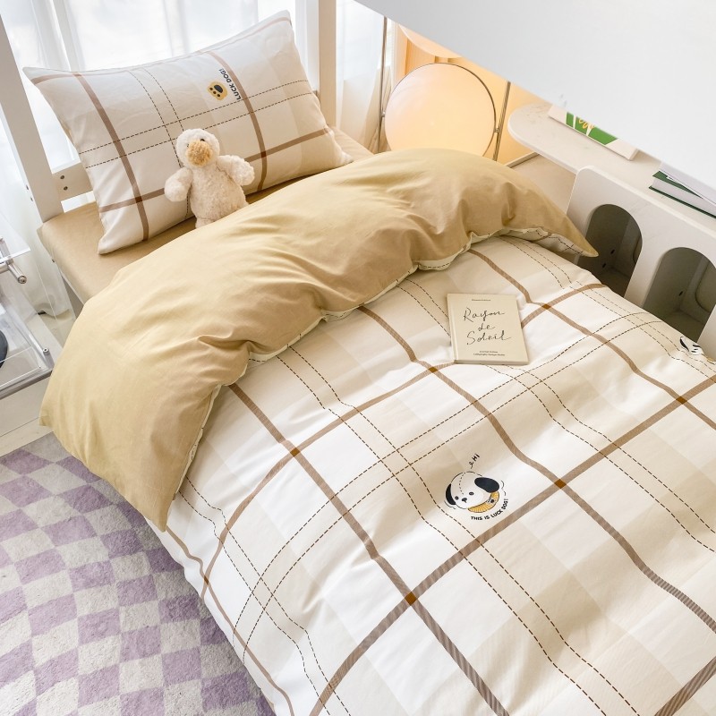 A类全棉印花学生三件套四件套纯棉床单被套宿舍单双人床上用品,淘宝优惠券,粉丝福利购,淘宝优惠卷