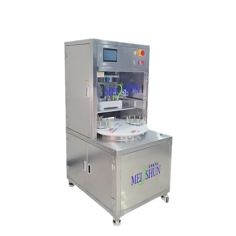 Ultrasonic automatic freezing thousand-layer stainless steel intelligent small paper inserting cutting machine mechanical equipment fully automatic