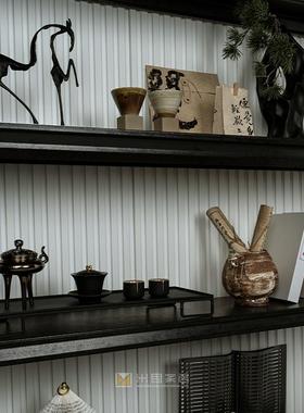 中式摆件书房书合软柜GEO茶室装饰品高级感样板间装搭新配组茶具