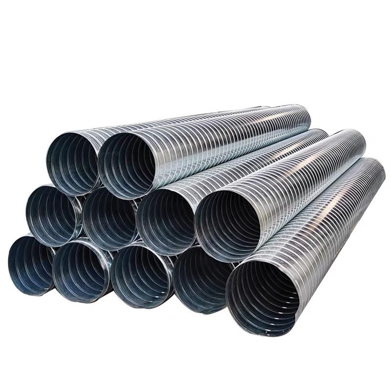 螺旋风管不锈钢风管消防环保白铁皮通风管道排烟通风除尘管新风管 - 图3