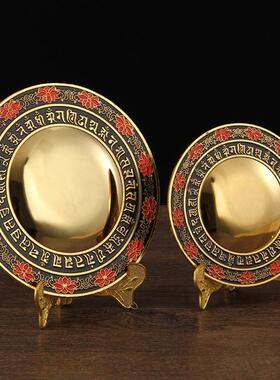 准提镜合金密宗法器唐密供佛用品准提母宝镜摆件