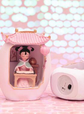 创意风少女心礼品古风宫廷风满庭芳小夜灯格格系列氛家居摆件台灯