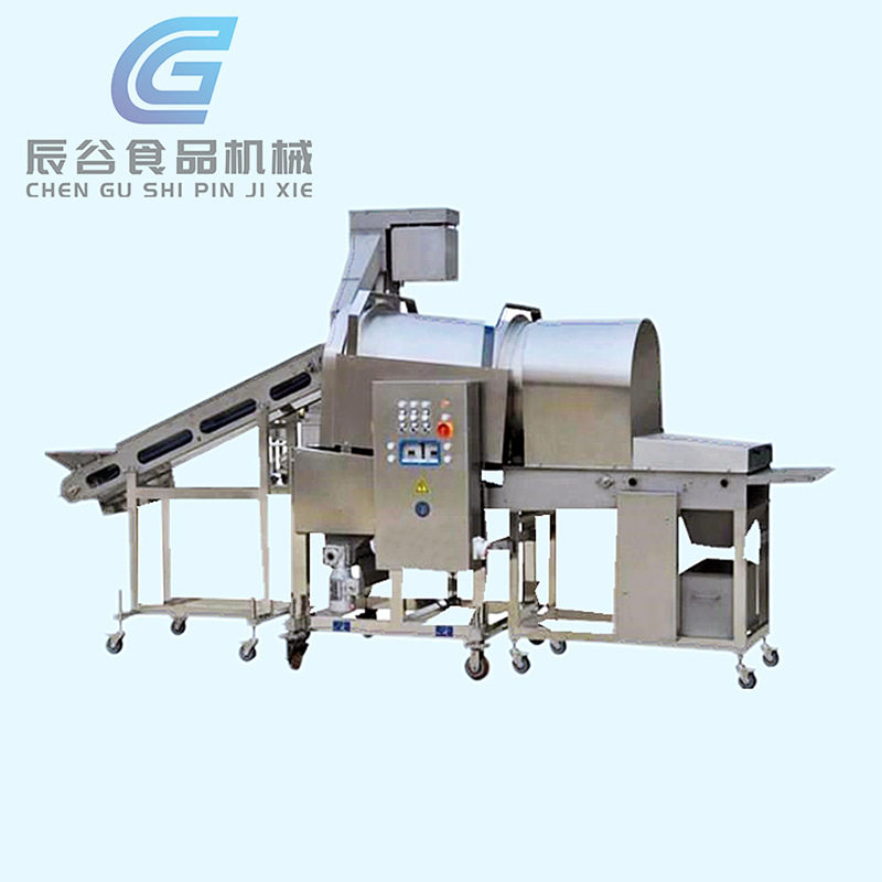 锅包肉滚筒式上粉机商用全自动溜肉段上粉设备供应鸡翅上粉流水线,淘宝优惠券,粉丝福利购,淘宝优惠卷
