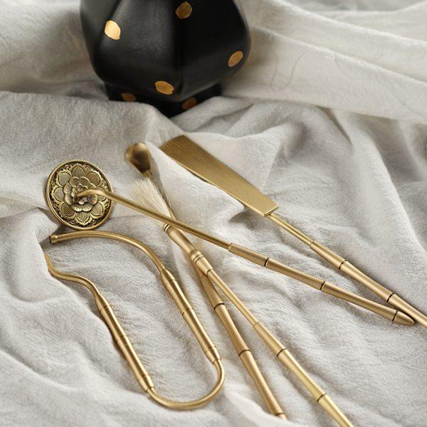 香道工具七件套香篆埋碳空熏用具香勺灰压银叶夹配布袋,淘宝优惠券,粉丝福利购,淘宝优惠卷