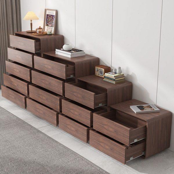 客厅二斗柜三斗柜北欧胡桃木木皮电视柜边柜边几实木现代简约客厅,淘宝优惠券,粉丝福利购,淘宝优惠卷