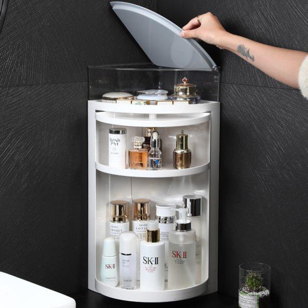 卫生间置物架浴室免打孔壁挂旋转收纳架厨房转角柜墙上三角架神器,淘宝优惠券,粉丝福利购,淘宝优惠卷